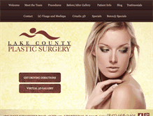 Tablet Screenshot of lc-plasticsurgery.com